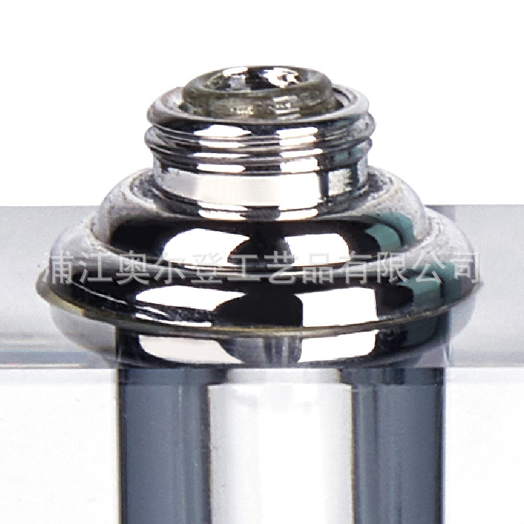 跨境男士阿拉伯中东迪拜水晶香水瓶方形10ml水晶K9人体精油瓶黑色详情图5