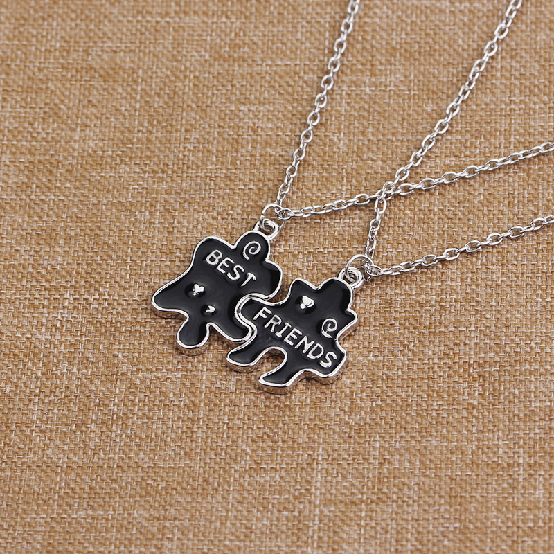 Explosions Chain Geometric Puzzle Good Friends Necklace Jewelry Wholesale Nihaojewelry display picture 9