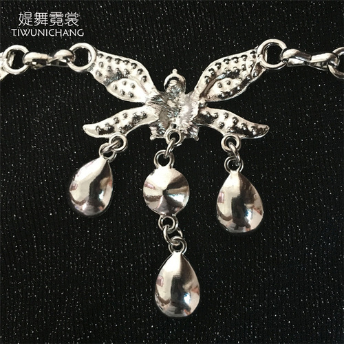 Belly dance practice new beginner waist chain rhinestone sailor dance belt performance waist seal butterfly waist chain