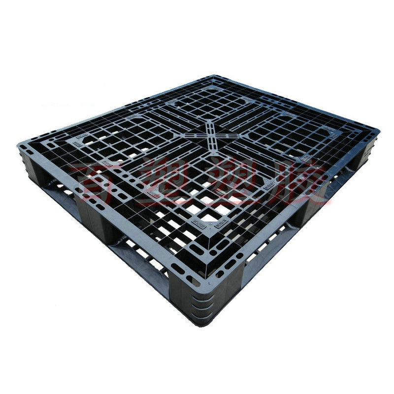 加厚黑色田字型网格塑料卡板塑胶托盘出口栈板环保地台板出货垫板