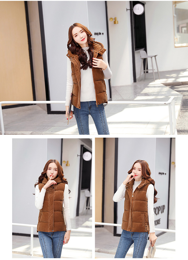 Gilet femme en Velours d or - Ref 3317509 Image 26