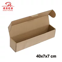 40x7x7 долго Экспресс коробка светодиодный свет Экспресс коробка очень жесткий складная коробка гофрированная упаковочная коробка