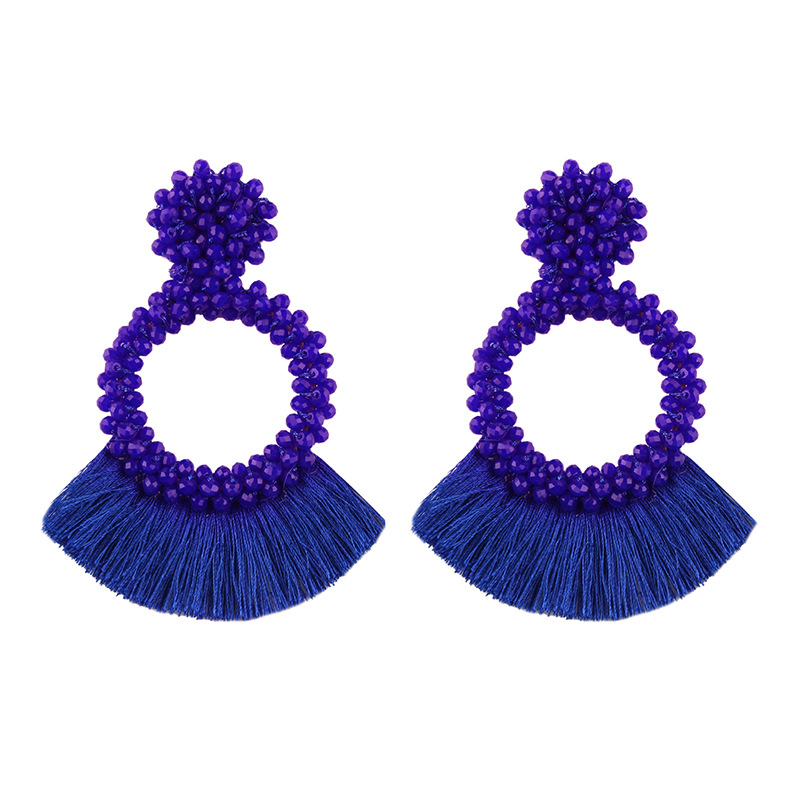 Alloy Fashion Geometric earring(red) NHJQ10477-red