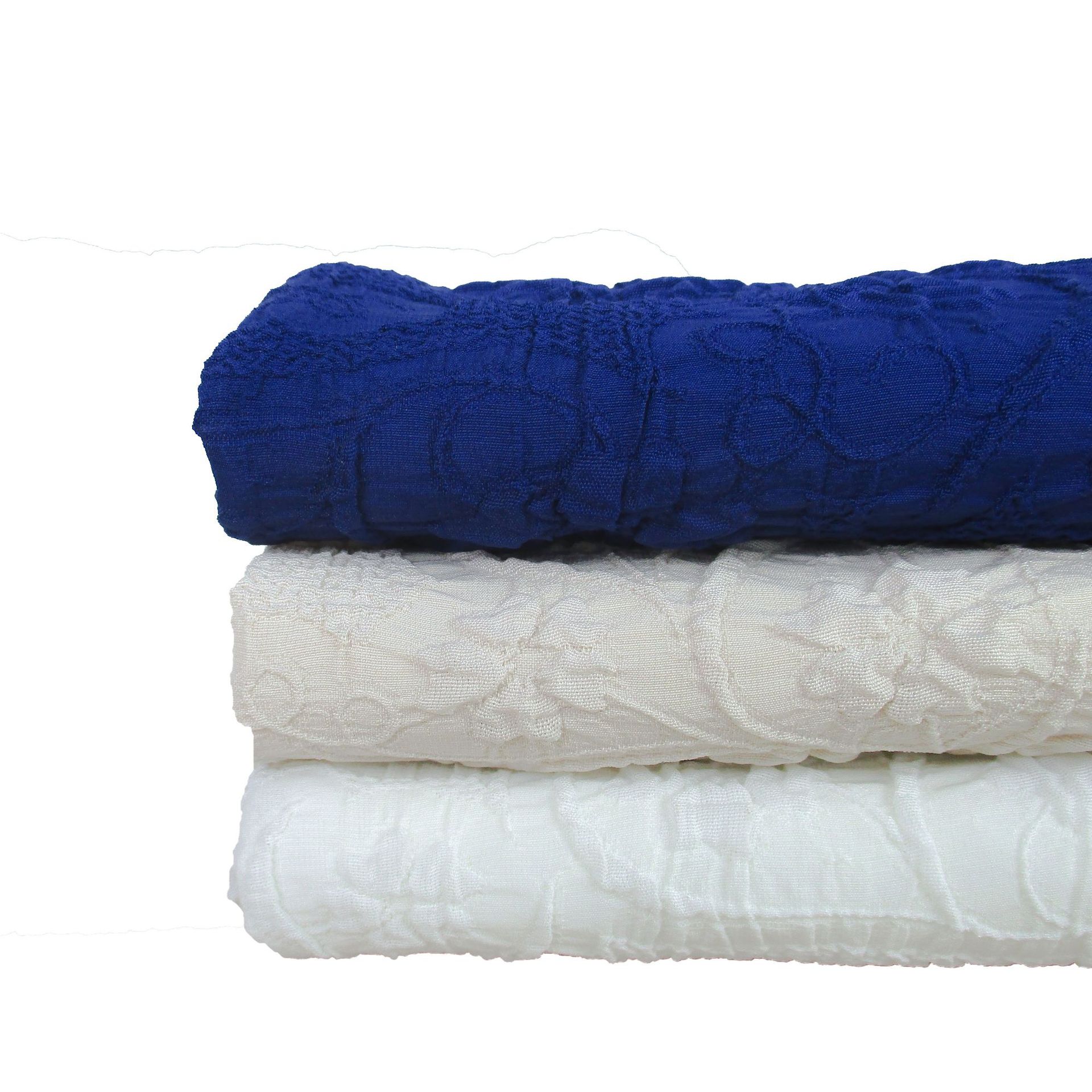 全涤四面弹泡泡布 浮雕梭织提花轻薄时装衬衫连衣裙面料 手工面料|ms