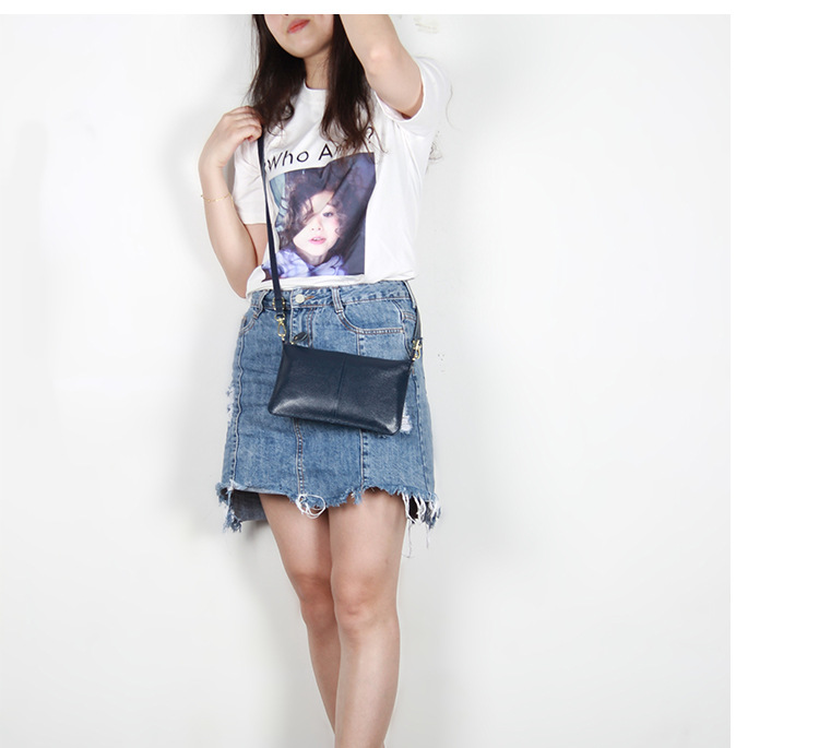 156g Weight Polyester Lining Material Zipper Closure Type Single Shoulder Strap Strap Type Envelope Bag, Shoulder Bag Bags Type Leather Material Solid Color Pattern Fashion Style Square Shape Royal Blue, Orange, Grey, Rose Red, Purple, Red, Green, Blue, Wine Red, Silver, Yellow, Black Color Small Size Small Leather Solid Color Fashion Zipper Envelope Bag Shoulder Bag 16