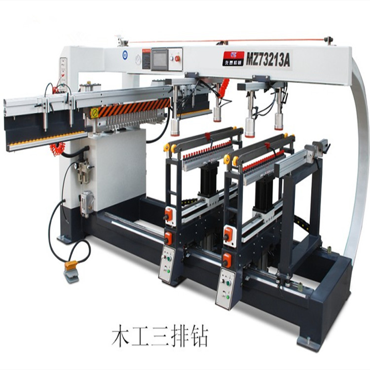 木工机械三排钻MZ3   精密推台锯MJ6128