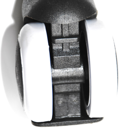 电脑转椅轮子2寸尼龙大班轮 卡簧螺口纹万向办公椅轮配件