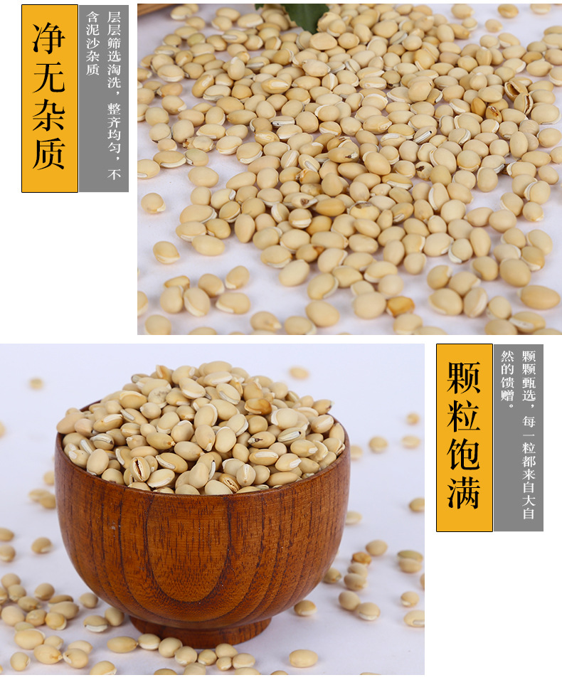 Cooked White Hyacinth Bean Powder Bai Bian Dou 500g Low Temperature Roasted Bulk Ingredient preparation