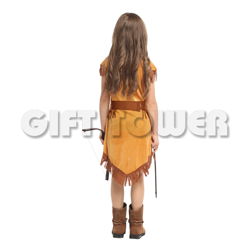 狂欢节服装舞台表演服G-0305可爱印地安公主角色扮演服装万圣节表演服装详情图5