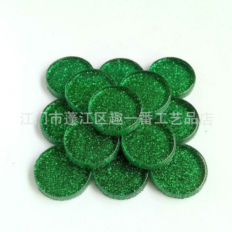 Factory wholesale F30 green Glitter powder Mosaic environmental protection Glitter powder Mosaic Fast delivery