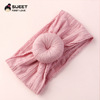 Hair accessory, children's donut, nylon headband, suitable for import, new collection, European style, wholesale