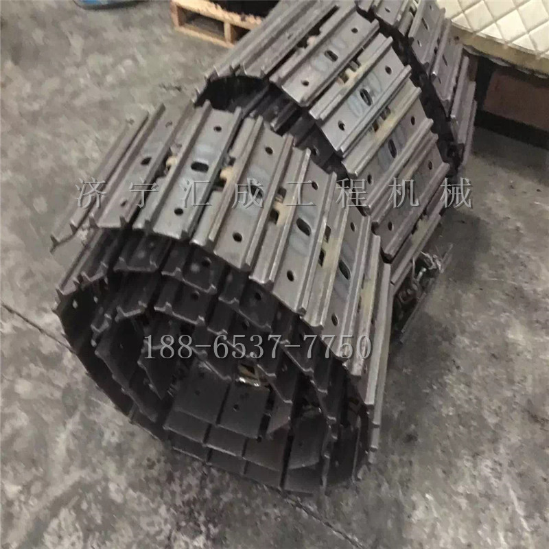 挖机配件 pc210挖掘机履带 四轮一带 PC210履带 挖掘机履带板链板