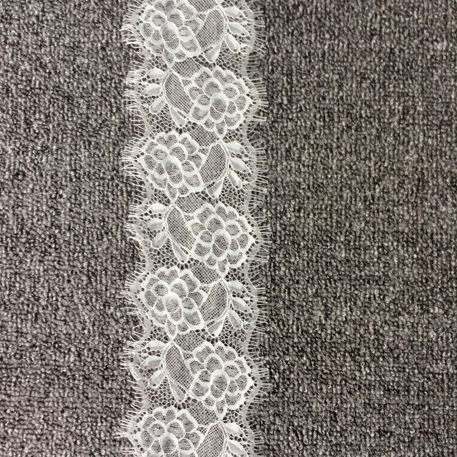 福建厂家现货供应蕾丝花边睫花边服装服饰辅料无弹花边