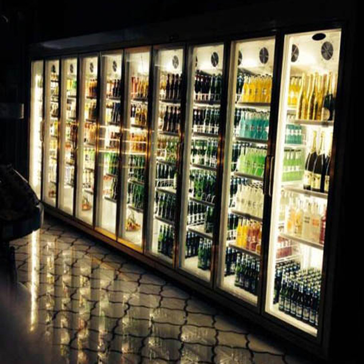 冰柜鲜啤展示柜 超市饮料柜 酒水冰箱冰柜Beer cabinet多层陈列柜