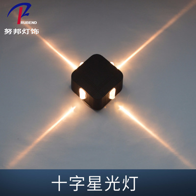 new pattern cross Star Light led Wall lamp bar villa KTV EXTERIOR waterproof decorate Wall lamp Scenery Lighting Wall lamp