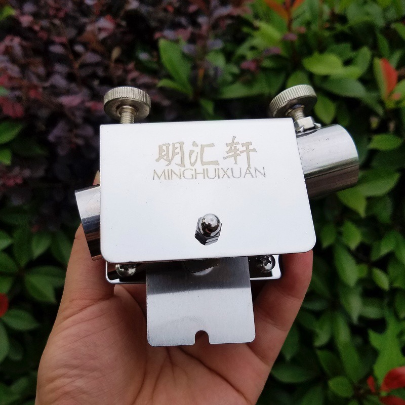 不锈钢加厚万向双炮台防晃钓箱左手炮台右手炮台鱼竿支架通用炮架|ru