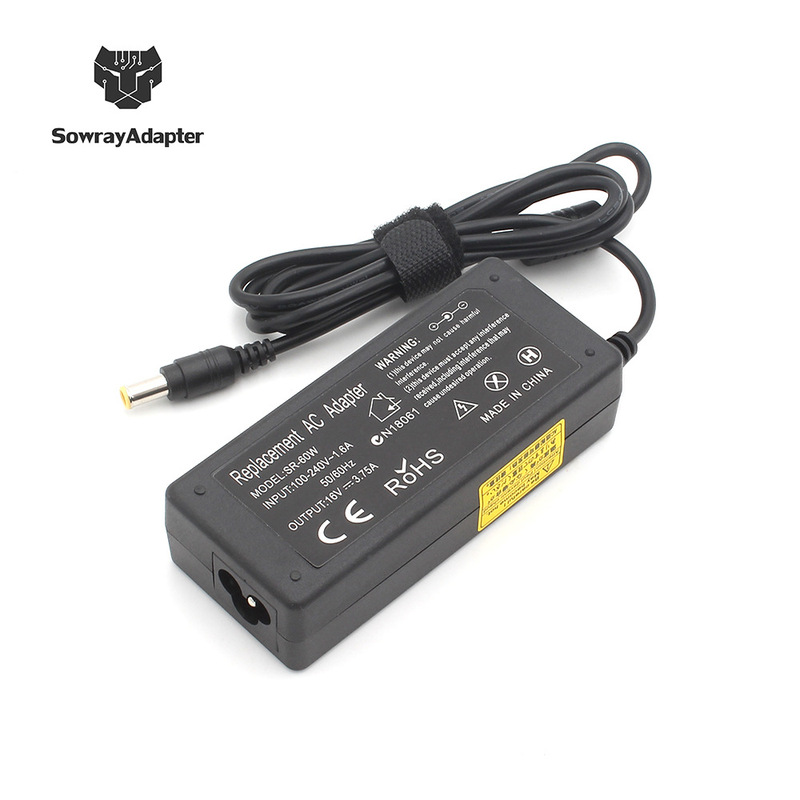 SuitAble for FUJITSU 16V3.75A Power AdApter 6.0*4.4 Notebook ChArger with Needle