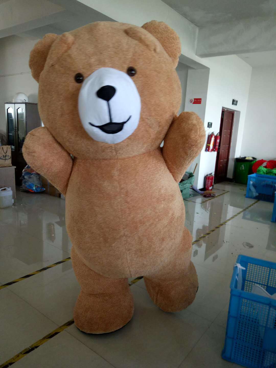 1-11-2米充气泰迪熊1200棕色