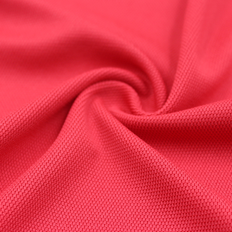 网眼布料全涤鸟眼布针织网眼布面料纬编运动速干布料 现货库存