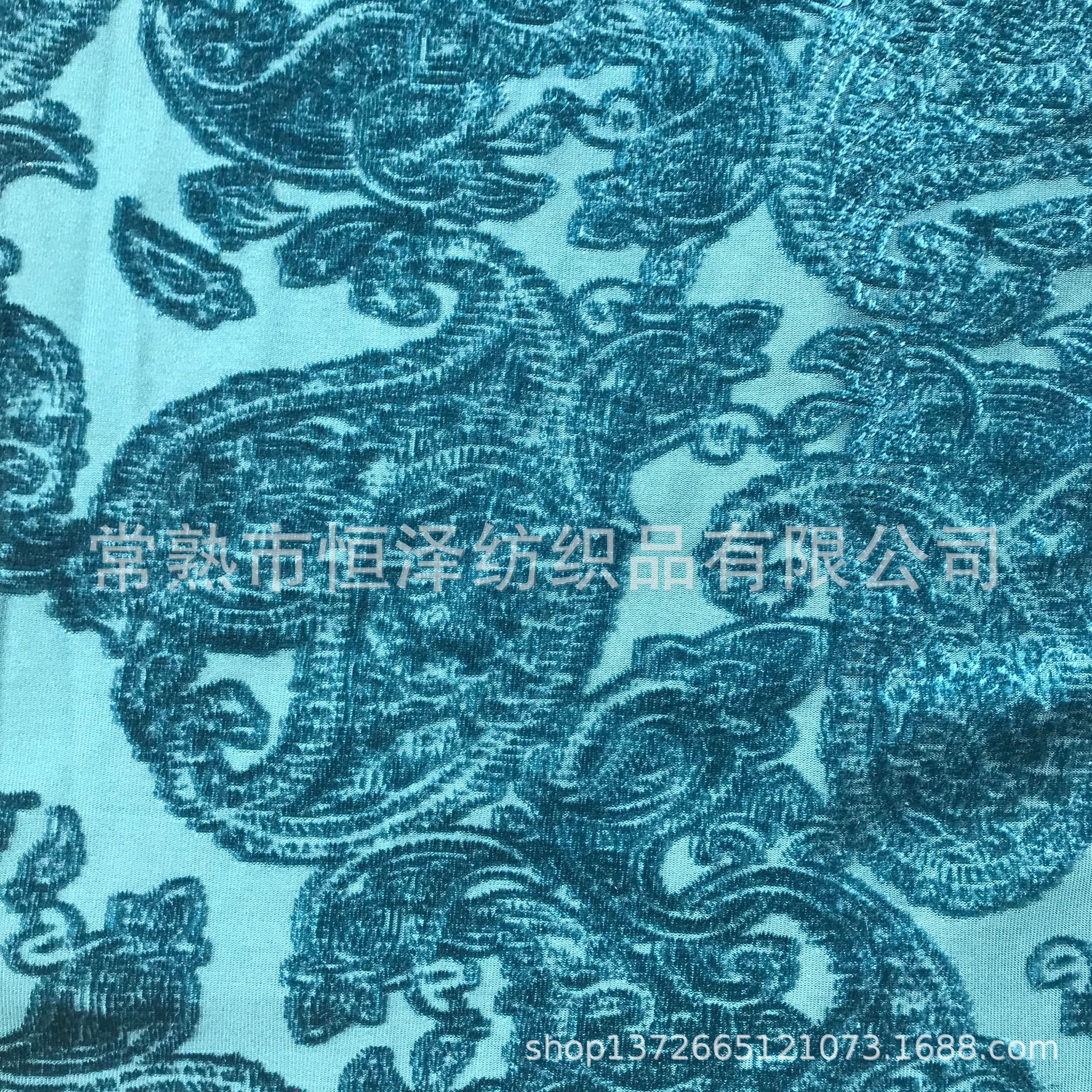 厂家供应纬编高弹提花休闲服运动服时装箱包花型可织造 天鹅绒