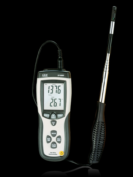 CEM华盛昌  DT-8880热敏式风速仪