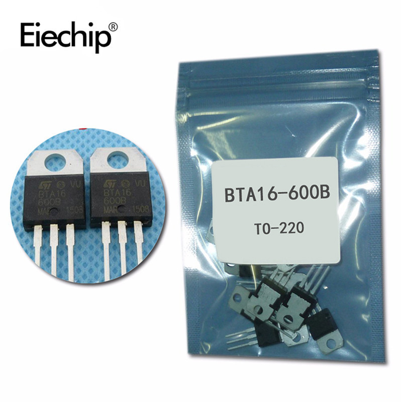 全新原装BTA16-600B 16A 600V 直插TO-220 双向可控硅BTA16批发