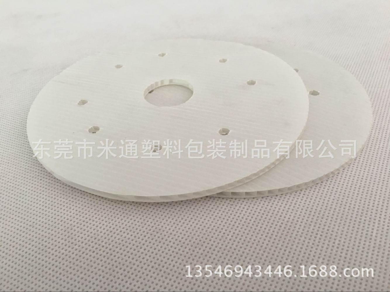 供应虎门圆形白色蓝色塑料瓦楞隔板 PP塑料挡板中空板