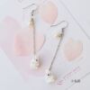 Cute ceramics from pearl, strawberry, summer fashionable short fruit earrings