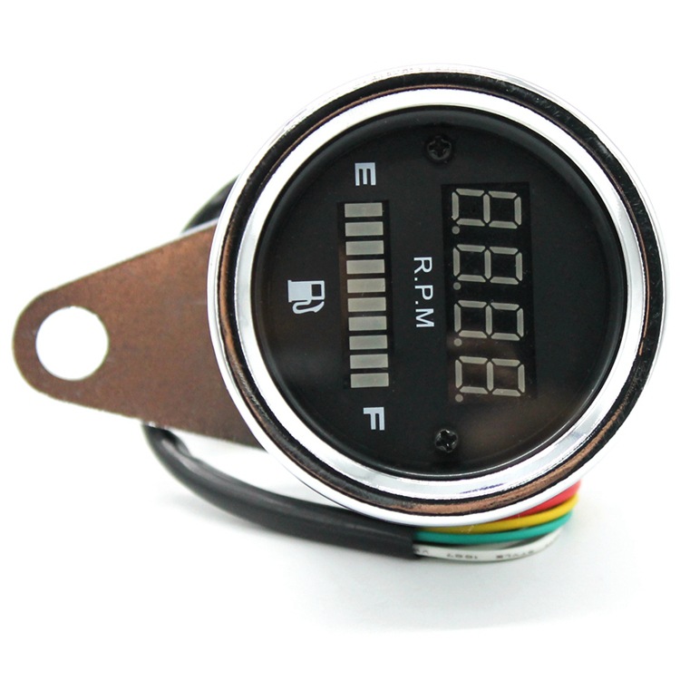 motorcycle Fuel gauge Digital Tachometer motorcycle refit meter Noctilucent refit Oil Table wholesale