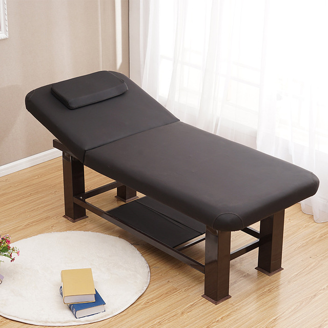 100 khung thép vuông màu nâu mờ đẹp giường tùy chỉnh vẻ đẹp giường massage Tiệm massage
