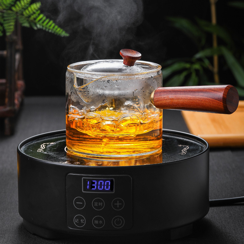 Radiant-cooker Tea making facilities fully automatic Glass steam teapot suit household Office dark tea Pu 'er Tea Health pot