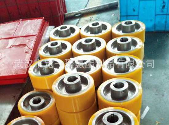 湖北聚氨酯滚轮，黄石聚氨酯滚筒，黄石滚轮包胶，黄石滚筒包胶