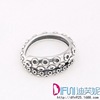 Beads, retro ring, silver 925 sample, 925 sample silver