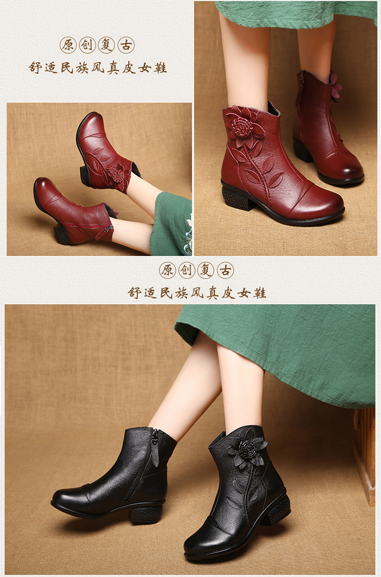 Bottes femme en En cuir - Ref 3355498 Image 28