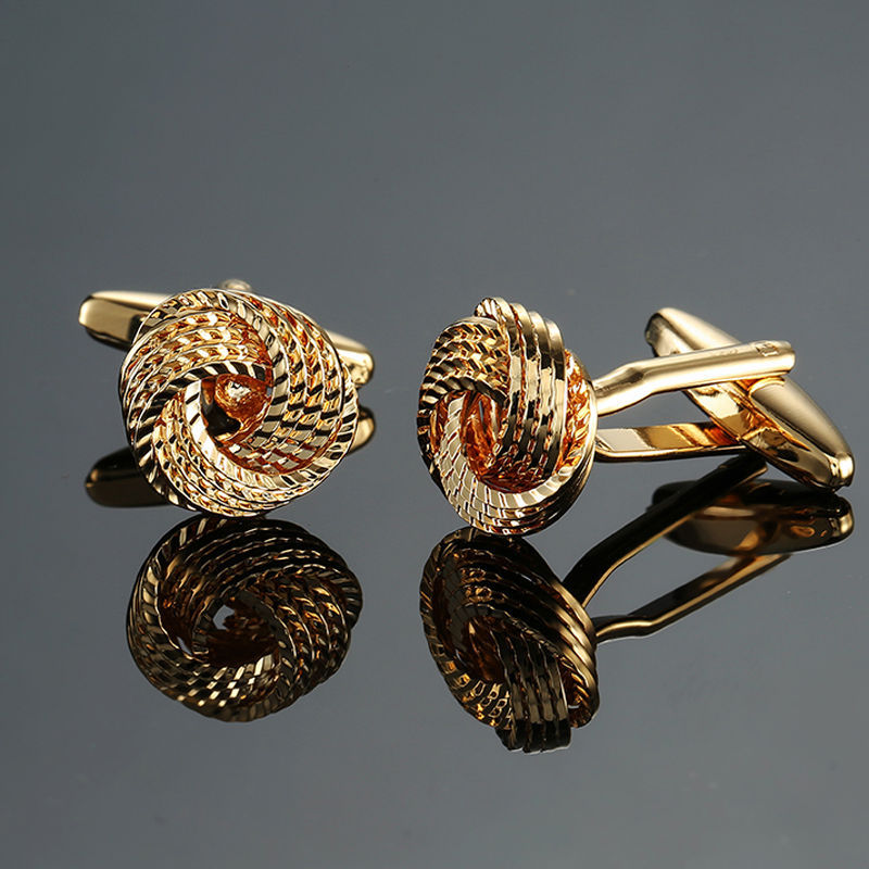 Simple Style Solid Color Copper Plating Unisex Cufflinks 1 Pair display picture 19