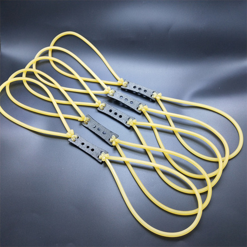 Slingshot wholesale plain color 1745 rubber band latex tube round rubber band set traditional slingshot rubber band stainless steel slingshot skin