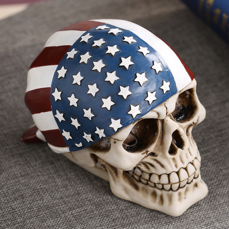 Adorno de Calavera de Resina Sintética para Halloween image 3