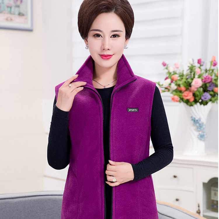 Gilet femme en Polaire polaire - Ref 3434668 Image 2