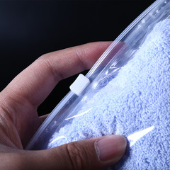 Transparent zipper bag wholesale clothing plastic bag underwear packaging bag custom zipper zipper bag clothing zipper bag