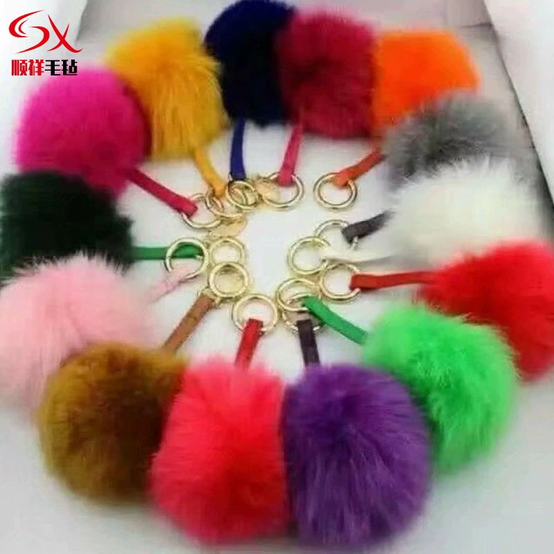 Заводская поставка ювелирных изделий ручной работы из лисьего меха мяч Одежда обувь и головные уборы аксессуары DIY цвет имитация кролика шарик из меха лисы