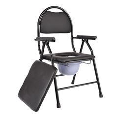 Foldable elderly toilet chair, portable potty for pregnant women, senior mobility toilet seat stool, adult-use household version