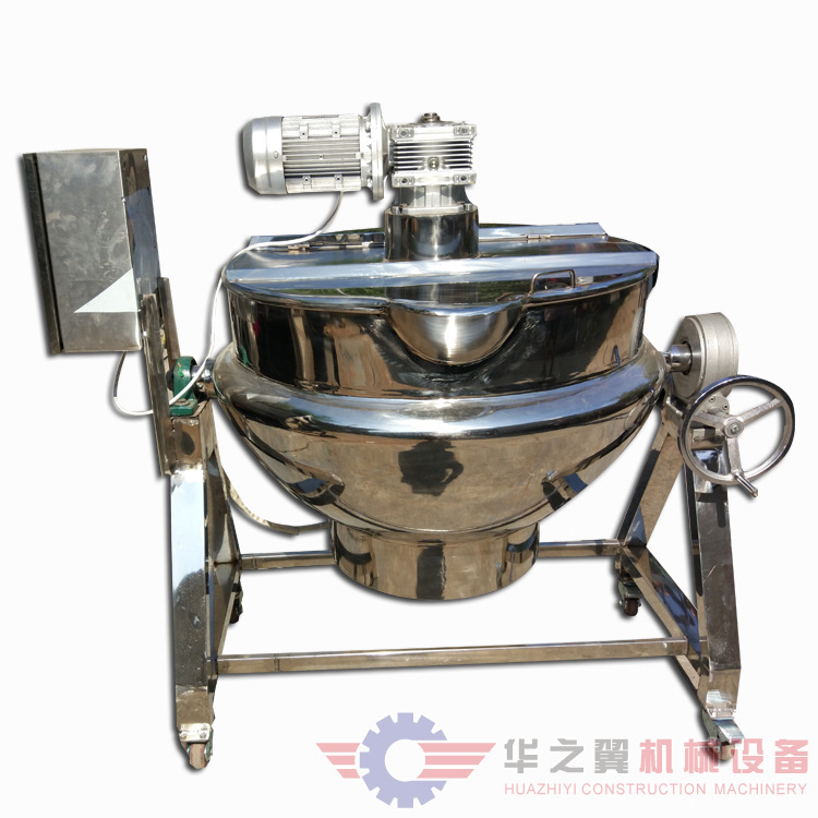 Xizang high temperature sterilization electric heating sandwich pot condiment chili sauce steam sandwich pot can be customized specifications