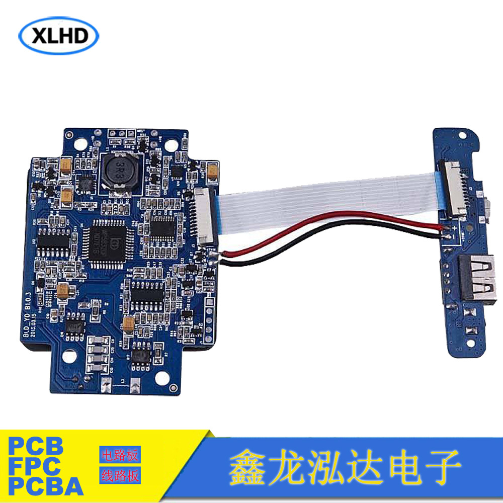 玻璃门指纹锁电路线路板模块无线门铃主板pcba锁控板双面板