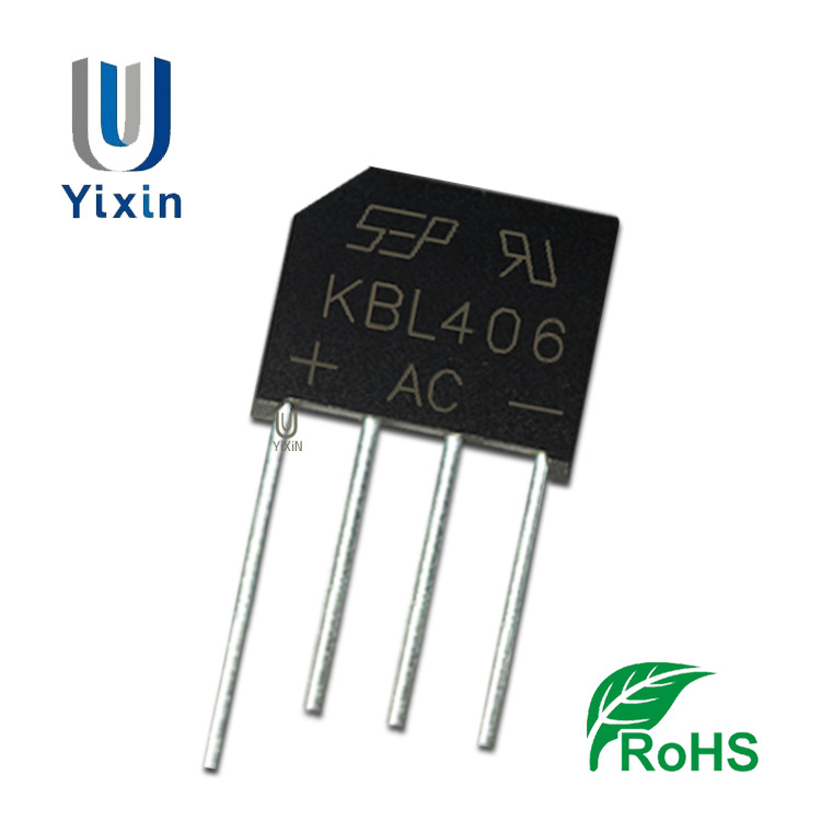 厂家直营 KBL406 整流桥 KBL406G桥堆  4A 600V KBL封装