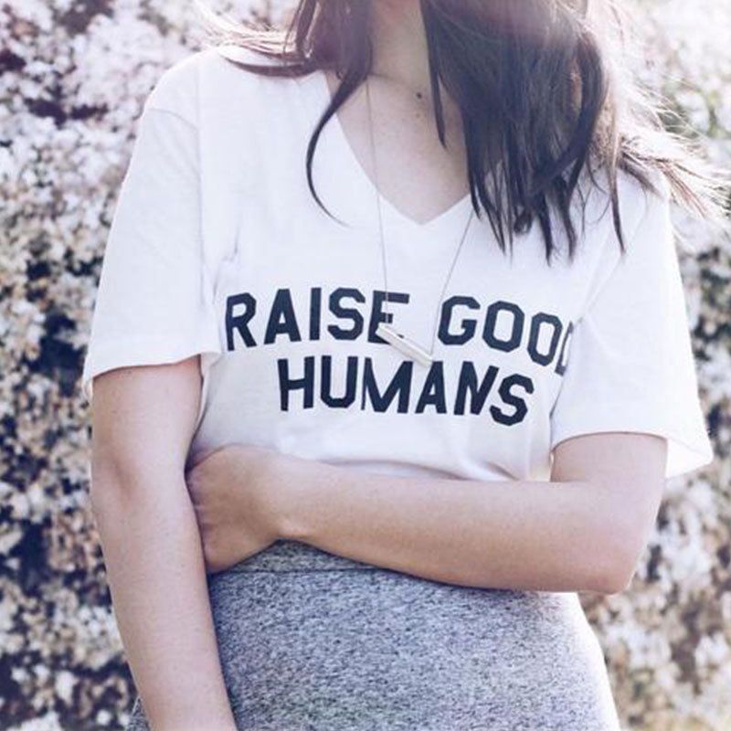 Printed T Shirt for Women Summer Style Round Neck Casual Fit Perfect for Mothers Day Wholesale Available