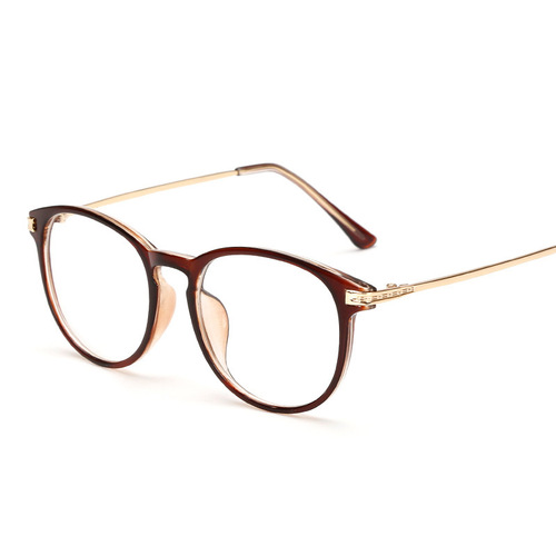 Cross-border retro eyeglass frames, black frame men's myopia glasses frames, trendy women's celebrity-style full-frame glasses frames, artistic plain glasses