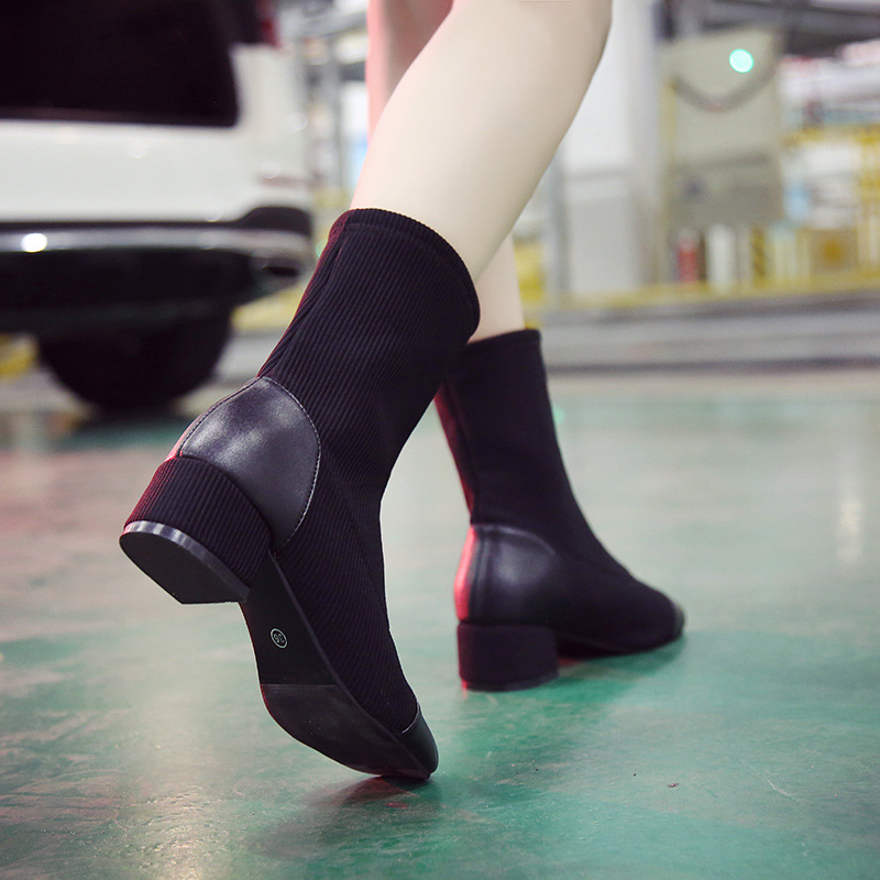 Bottes femme en PU artificiel - Ref 3355205 Image 24