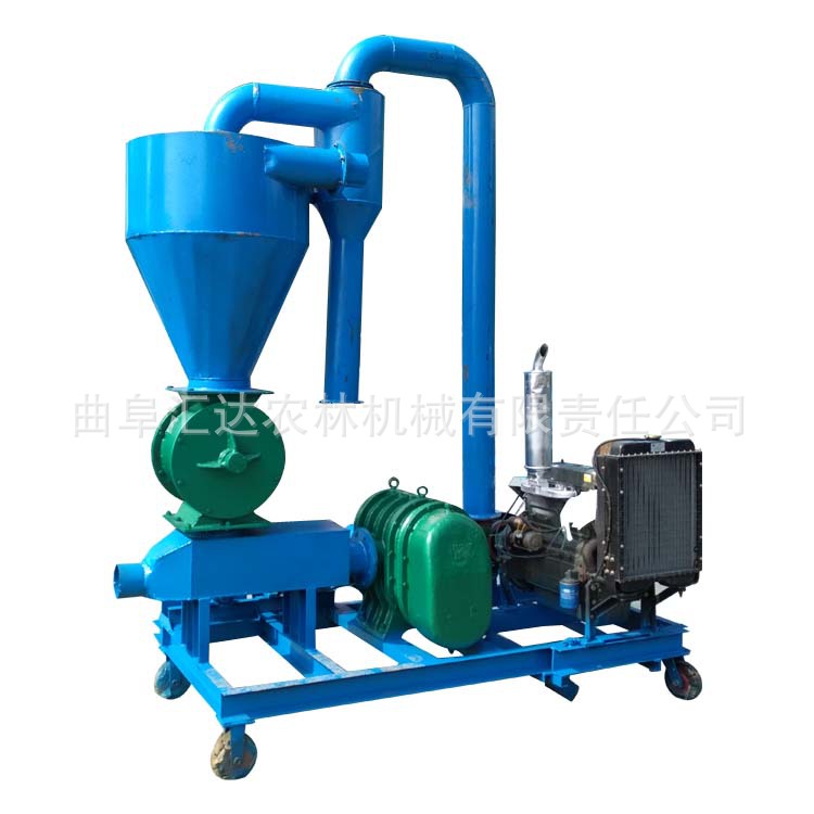 柴油动力吸粮机好用 性能稳定操作简单易懂气力吸粮机x2