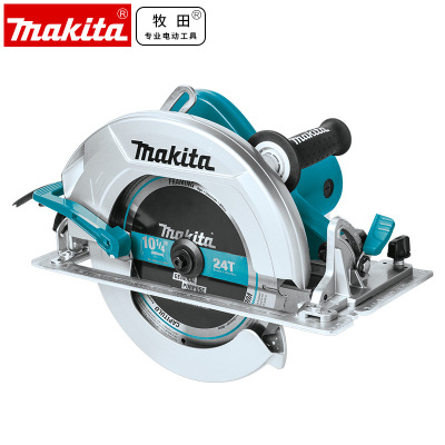 makita牧田电圆锯10寸木工锯倒装圆锯家用手提锯多功能木材切割机