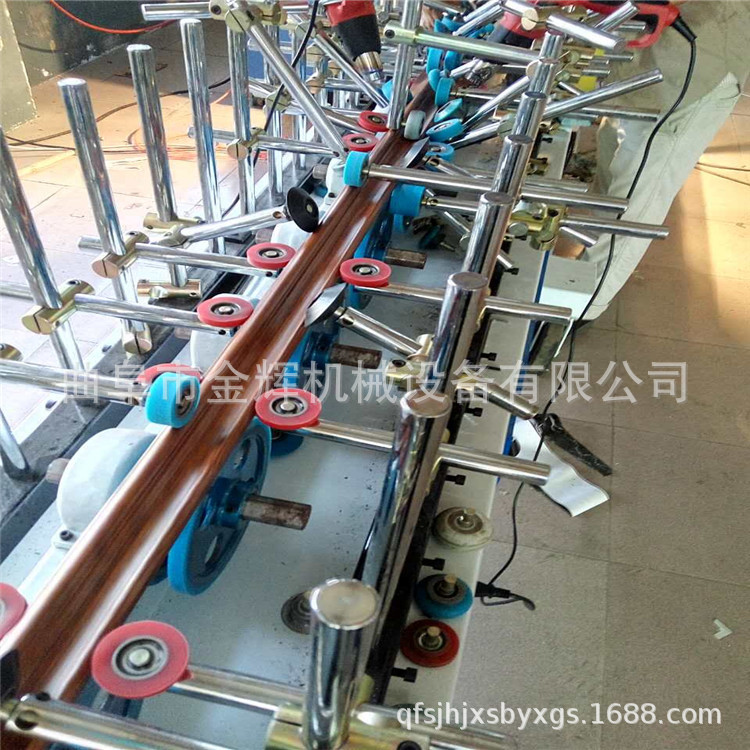 铝塑型材包覆机 规格齐全热胶包覆机 适用于木工线条包覆